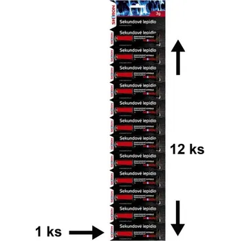 Průmyslové lepidlo Lepidlo vteřinové univerzální 3g SHERON