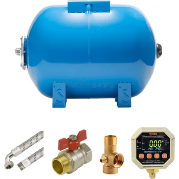 Domácí vodárna Vodárenský set 60L AQUA OLA ležatý s IBO PRESS 10 - Prodloužená záruka 3 roky