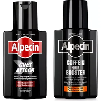 Vlasová kosmetika Alpecin Anti Hairloss Sada šamponu a tonika proti šedinám a padání vlasů