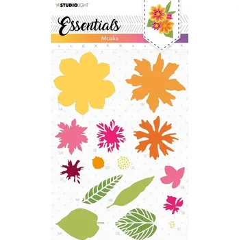 Plastová šablona na vrstvené květiny Studio Light - primule 1 ks