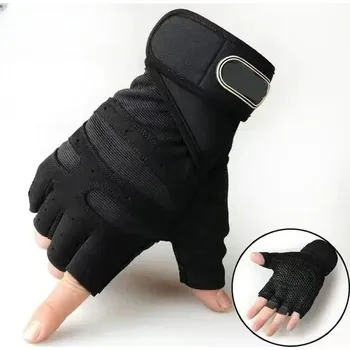 Sportovní fitness rukavice pro muže a ženy - Černá,XL