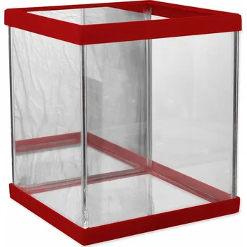 Akvárium Akvaria ante Betárium Ante červené 15x14x17cm