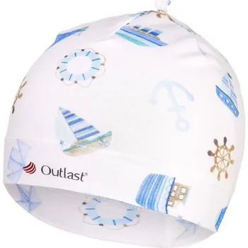 Kojenecká čepice Little Angel Čepice tenká tisk Outlast® - moře velikost 2 (39-41 cm)