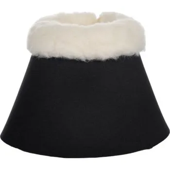 Čištění pro koně Zvony na kopyta Comfort ze softoprenu - černé - XFull