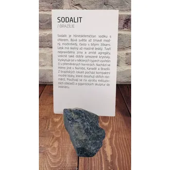 Sběratelství Kartička a minerál SODALIT