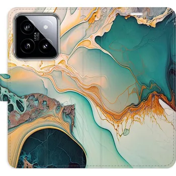 Pouzdro na mobilní telefon Flipové pouzdro iSaprio - Color Marble 33 - Xiaomi 14