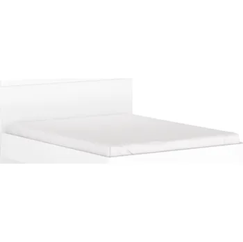 Postel Manželská postel, 160x200, bílá, LINDY