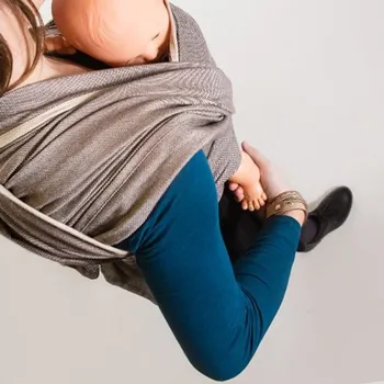 Šátek na nošení dítěte Neobulle Marron Cappuccino - délka 4,1m