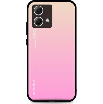 Pouzdro na mobilní telefon Kryt Motorola Moto G84 5G duhový meruňkový (obal neboli pouzdro na Motorola Moto G84 5G)