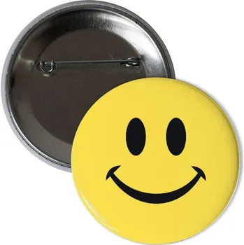 Odznáček s potiskem Placka smajlík