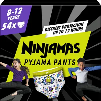 Plenkové kalhoty Pampers Ninjamas Pyjama Pants 8-12 let 54 ks