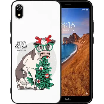 Vánoční dekorace VSECHNONAMOBIL 74853 MY ART Kryt s vánočním designem Xiaomi Redmi 7A MERRY CHRISTMAS (074)