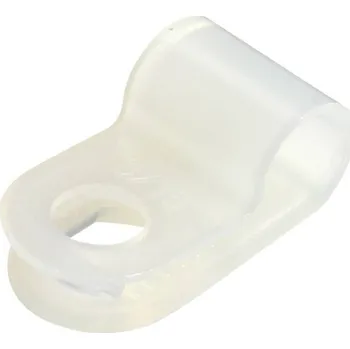 Stahovací páska TRU COMPONENTS upevňovací příchytka šroubovací TC-6645704 Průměr kabelového svazku (rozsah) 5 mm (max) transparentní 100 ks