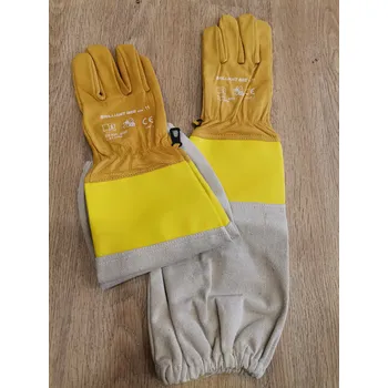 Pracovní rukavice Včelařské rukavice deluxe - žluté, velikost 12