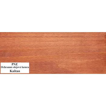 barva a nátěr na dřevo PNZ Ochranná olejová lazura Plus 5l Odstín: Kaštan - Kastanie