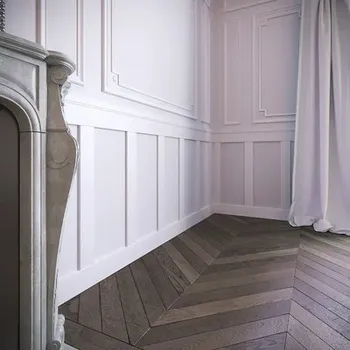 Obklad Dekorativní obložení Modern 22 x 1270 x 2000 mm bílé