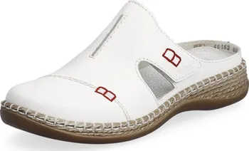 Dámské pantofle Rieker 46462-80 S4 bílé
