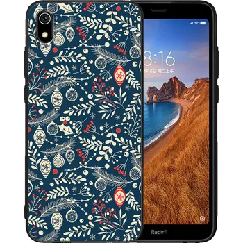 Pouzdro na tablet VSECHNONAMOBIL 74849 MY ART Kryt s vánočním designem Xiaomi Redmi 7A MISTLETOE (070)