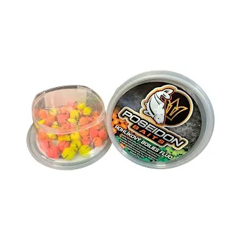 Boilies POSEIDON BAITS Rohlíkový boilies fluo 35g Tutti frutti