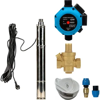 Domácí vodárna PRODO Automatická domácí vodárna s ponorným čerpadlem SQIBO-0,75 s PC-16+redukční ventil - Prodloužená záruka 3 roky