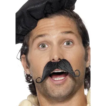 Smiffys 33403 Frenchman Moustache knír