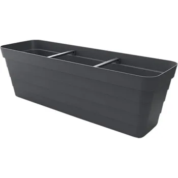 Truhlík Truhlík samozavlažovací WOOD plastový 60x20x19cm