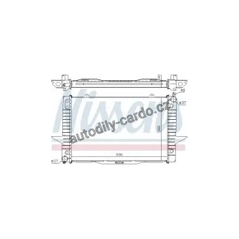 Motor automobilu Chladič motoru NISSENS 65546A