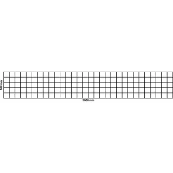 gabiony Gabionová síť 3000x500 mm, oko 100x100 mm - Vysoká Kvalita Za Skvělou Cenu