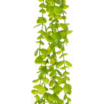 umělá květina Umělý keřík drobnolistý Eukalyptus, tm. zelená, 120 cm