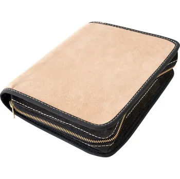 Obal na knihu Obal na knihu se zipem Barva kůže: Medová semiš (D39)