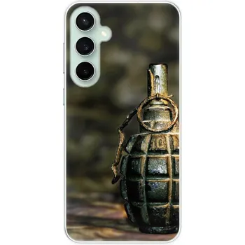 Pouzdro na mobilní telefon Odolné silikonové pouzdro iSaprio - Grenade - Samsung Galaxy S23 FE