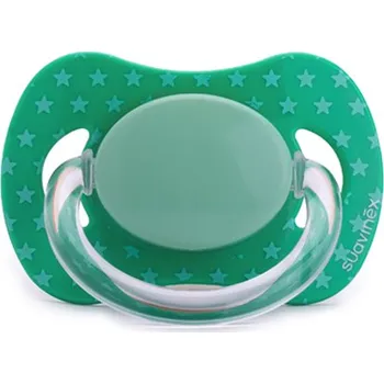 dudlíky Suavinex Šidítko fyziologické silikon +0 m zelené