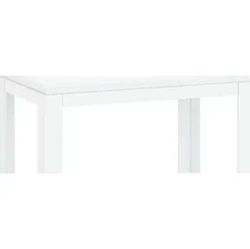 Jídelní stůl Rozkládací stůl, bílá, 135-184x86 cm, LINDY