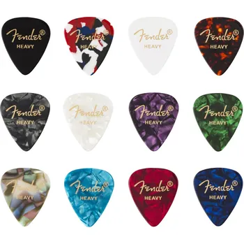 Trsátko Fender 351 Celluloid Picks Medley Heavy + prodloužená záruka 3 roky