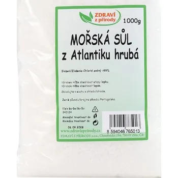 Kuchyňská sůl IPJ NATUR s.r.o. Sůl mořská BIO hrubá 500g IPJ NATUR NOVINKA 2960