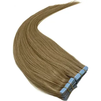 Příčesek Vlasy pro metodu Invisible Tape / TapeX / Tape Hair / Tape IN 50cm - přírodní blond