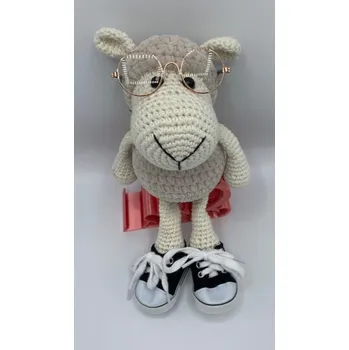 Brýle pro hračky a panenky růžovozlaté/transparentní 8cm (8cm)