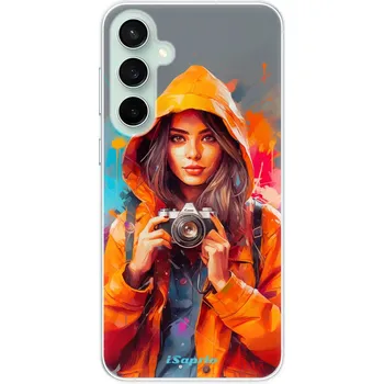 Pouzdro na mobilní telefon Odolné silikonové pouzdro iSaprio - Girl with Camera - Samsung Galaxy S23 FE