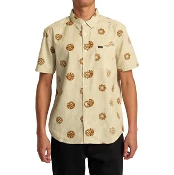 Pánská košile KOŠILE RVCA ENDLESS SEERSUCKER S/S - béžová - M + při osobním odběru 1 063 Kč