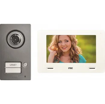 Domovní zvonek URMET DOMUS URMET Sada 1722/95 barevného 7" videotelefonu pro 1 účastníka, digitální, dvouvodičová 1722/95