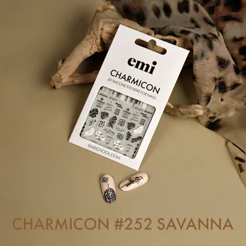 emi Charmicon 3D Silicone Stickers #252 Savanna - Samolepka