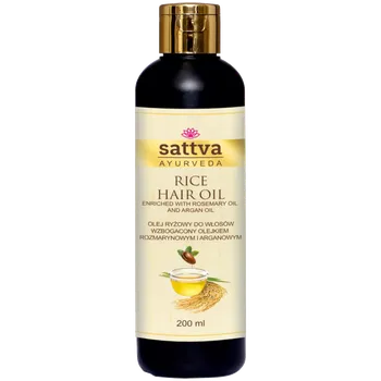 Vlasová regenerace Sattva rýžový olej na vlasy, 200 ml