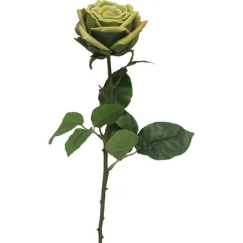 umělá květina Umělá květina, Růže - Rosa zelená 68cm