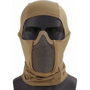 Kukla EmersonGear Maska obličeje Shadow Warrior s kuklou - TAN