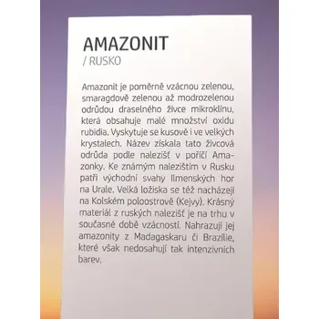 Kartička k AMAZONITU