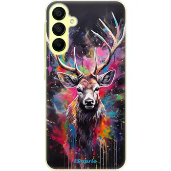 Odolné silikonové pouzdro iSaprio - Abstract Deer - Samsung Galaxy A15 / A15 5G