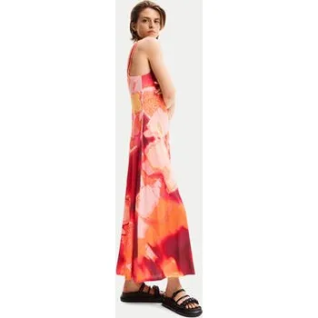 Dámské šaty Desigual Letní šaty Nerea 24SWVK19 Růžová Regular Fit XL