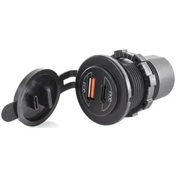 Příslušenství ke karavanu Dvojitá zásuvka Carbest pro USB-A a USB-C