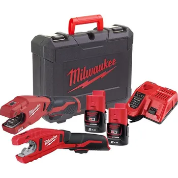 Dílna MILWAUKEE Sada aku nářadí M12 TOPTOP1-202X, 2x2.0Ah + Dárek