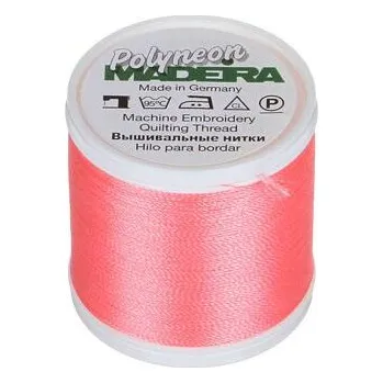 Nit Vyšívací nitě PES Madeira Polyneon (400m) barva 1620 coral